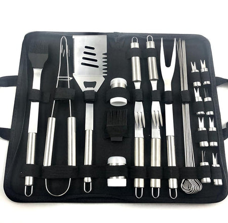 Professional BBQ Grill Tool Set Ⓢ - Zambeel