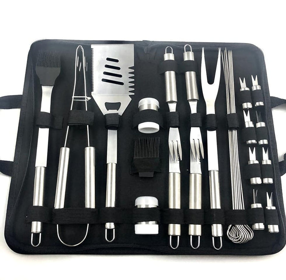 Professional BBQ Grill Tool Set Ⓢ - Zambeel